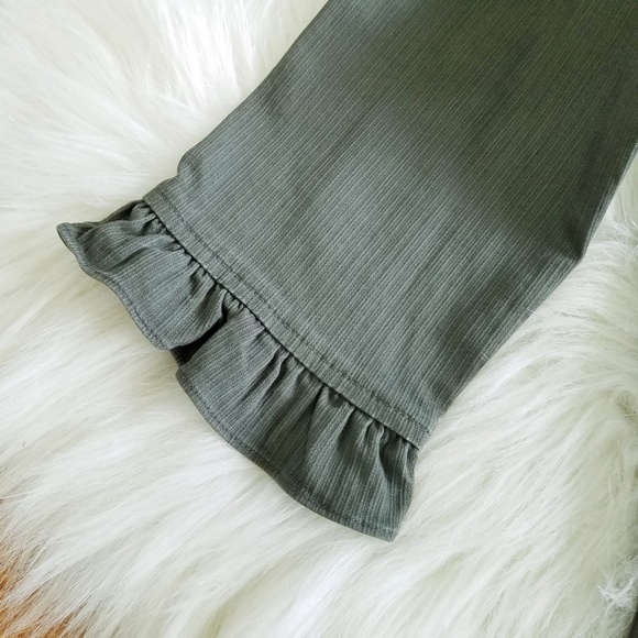 Army Green Military inspired Button Up Jacket - Picture 7 of 8